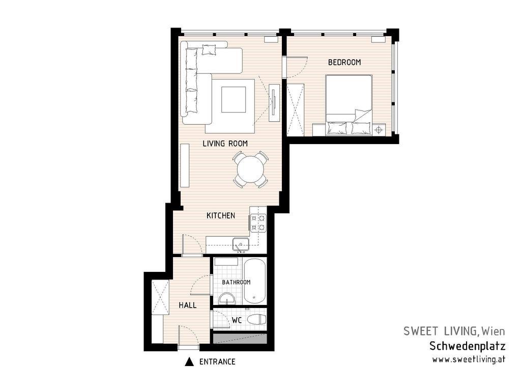Ferienwohnung Living Schwedenplatz Wien Exterior foto